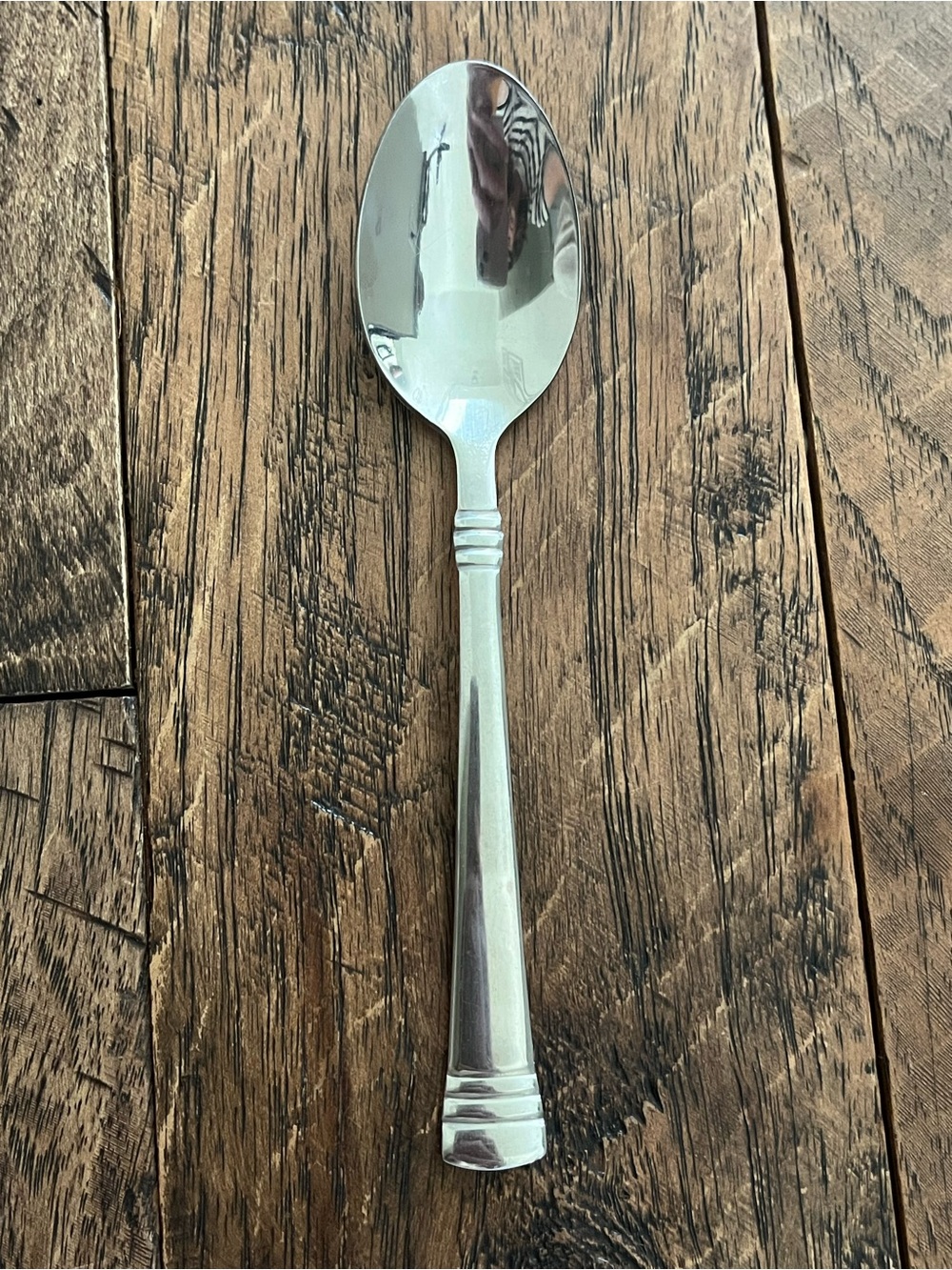 Cambridge Silver Codie Flatware: Glossy Stainless Steel Teaspoons (7) - Picture 5 of 7